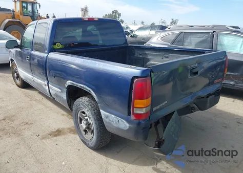 2001 GMC Sierra 1500 Sle из США, поврежденный, VIN 2GTEC19T911392708